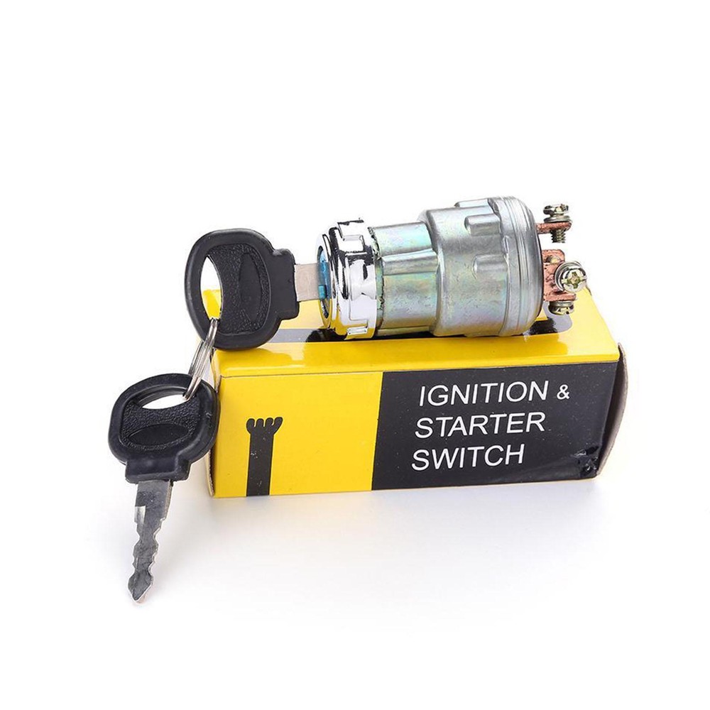 Ignition Starter Switch with 2 Key for Golf Kart Tractor