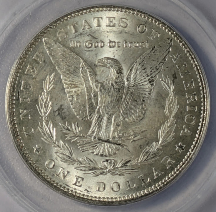 1899 Morgan Silver Dollar ANACS MS-62