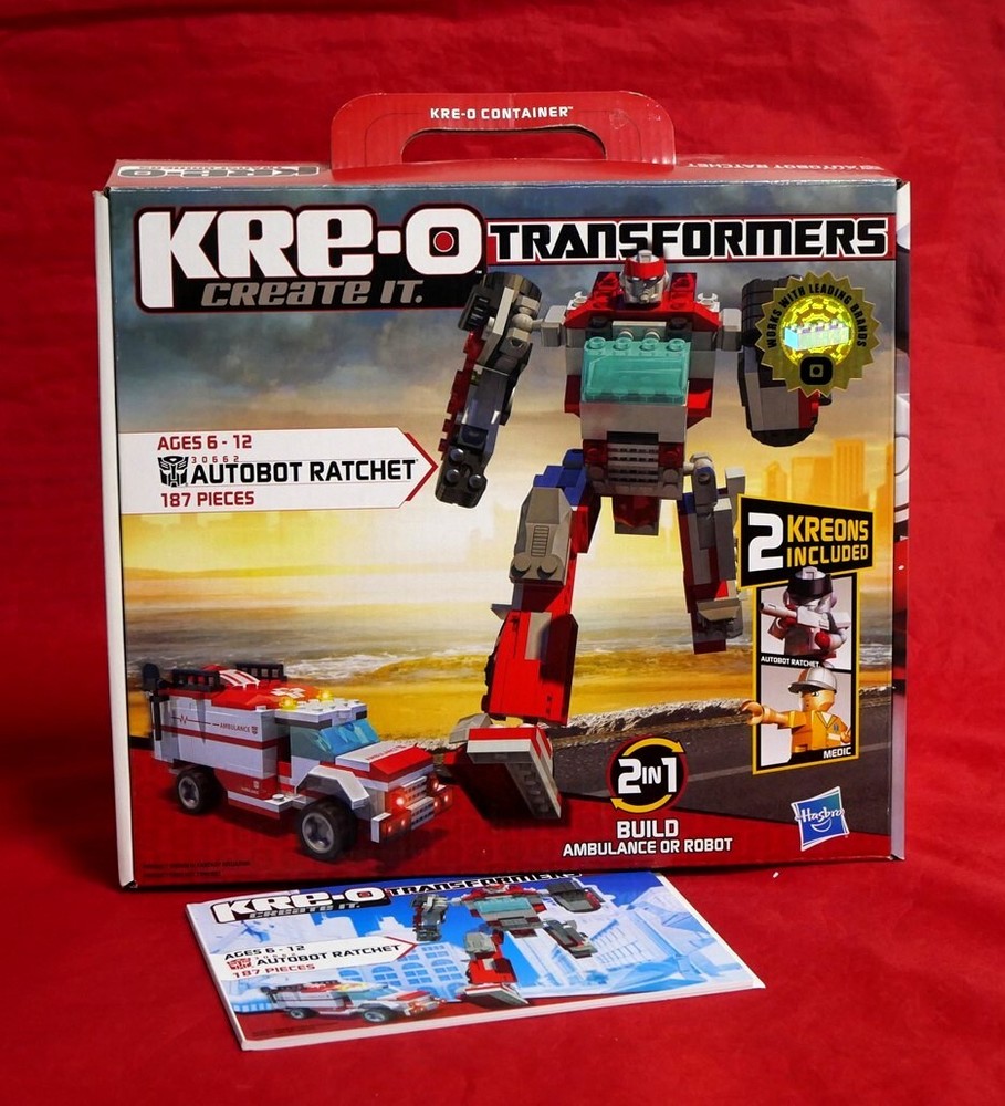 Transformers Kreon Kre-O Empty Box Set 30662 Ratchet Box and Instructions Only
