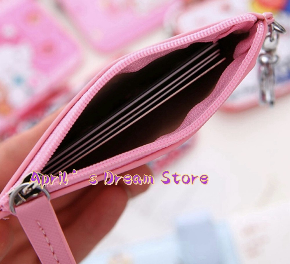 Pluto Smile ID Cardholder Coin Purse Keychain Wallet