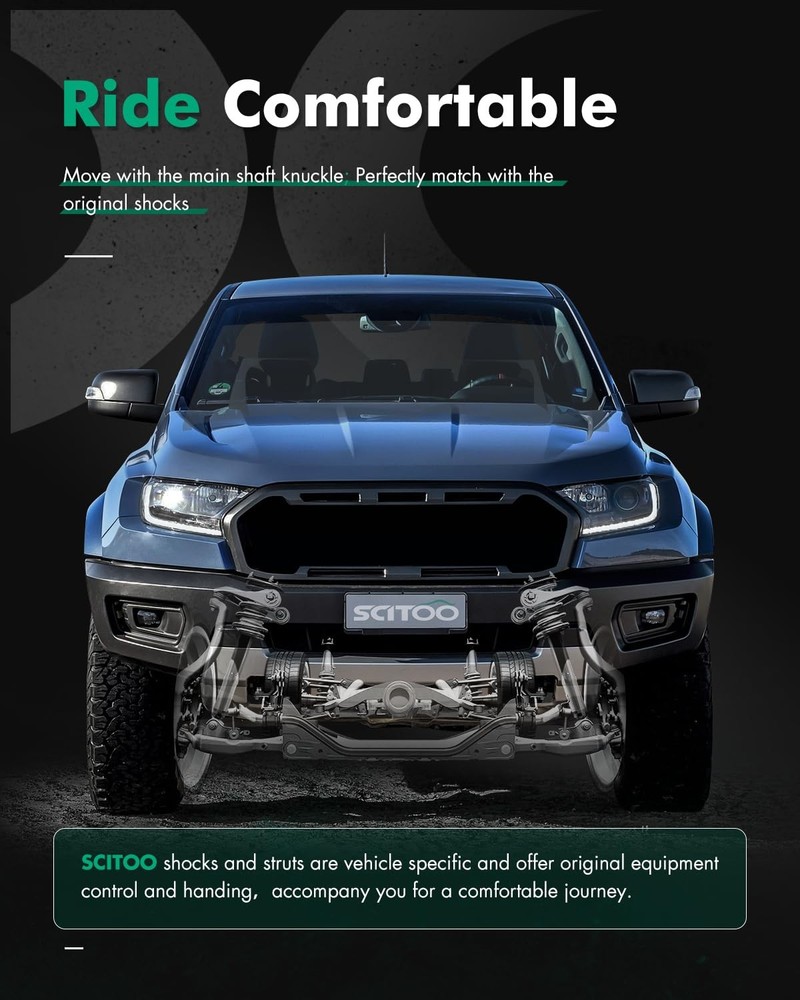 4pcs Front Rear Shocks Fit E320 2003-2005 E350 2006 Suspension Replacement