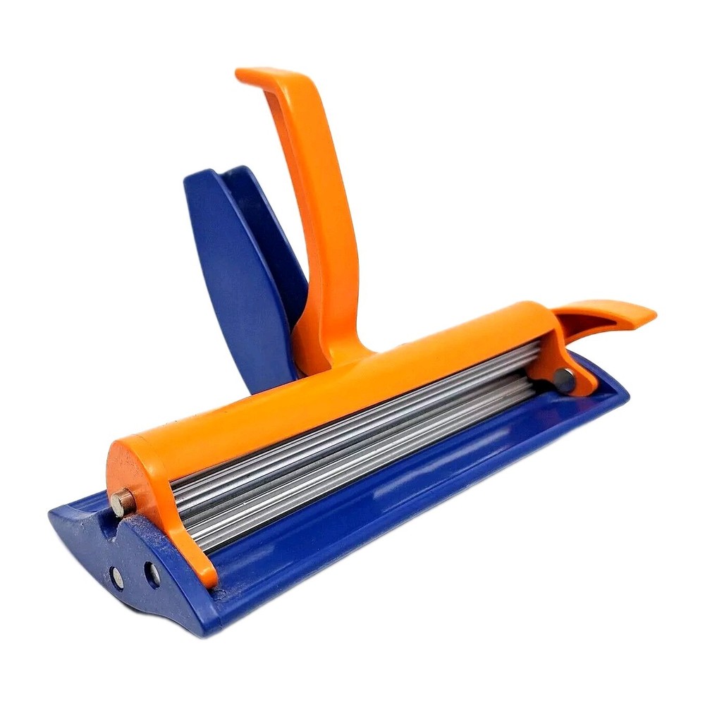 Fiskars Straight Edge Paper Crimper Tool Corrugated Ripple Texture Roller!