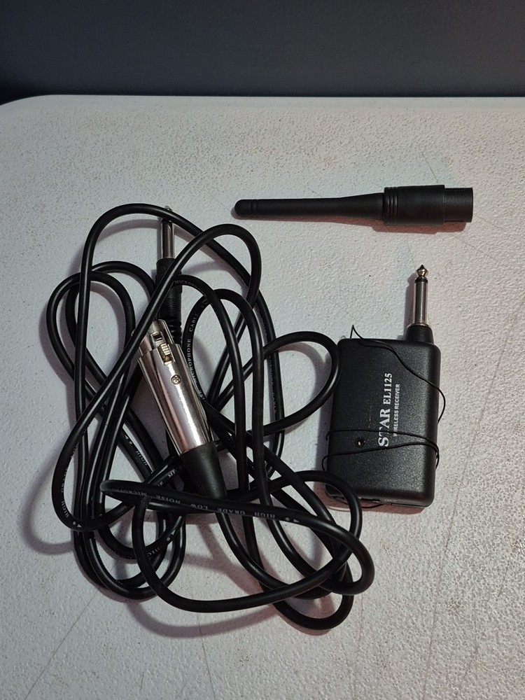 Star El1125 Wireless Microphone Incomplete- Missing an Adapter