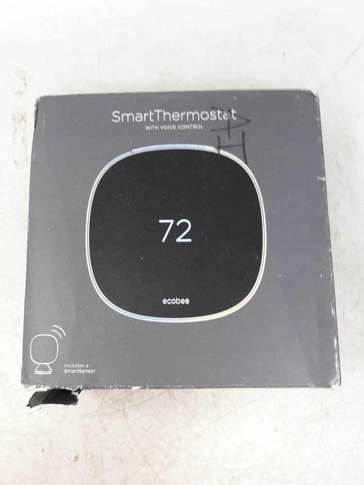 Ecobee SmartThermostat EB-STATE5-01 w/ Voice Control & SmartSensor