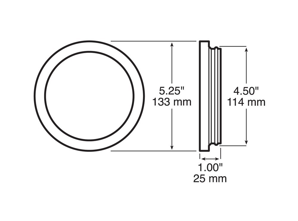 Peterson 4" Grommet | black 426-18