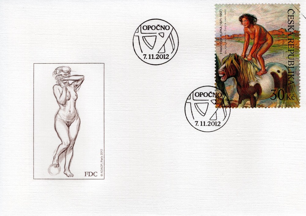 CZECH REPUBLIC 2012 Paintings  FDC6093