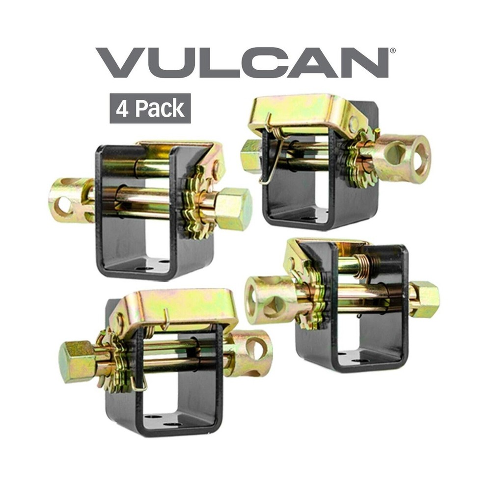 VULCAN Bolt on Weld on 2 Inch Lashing Winch 4 Pack