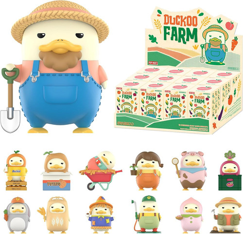 POP MART DUCKOO Farm Blind Box Figures, Random Design Whole Set,