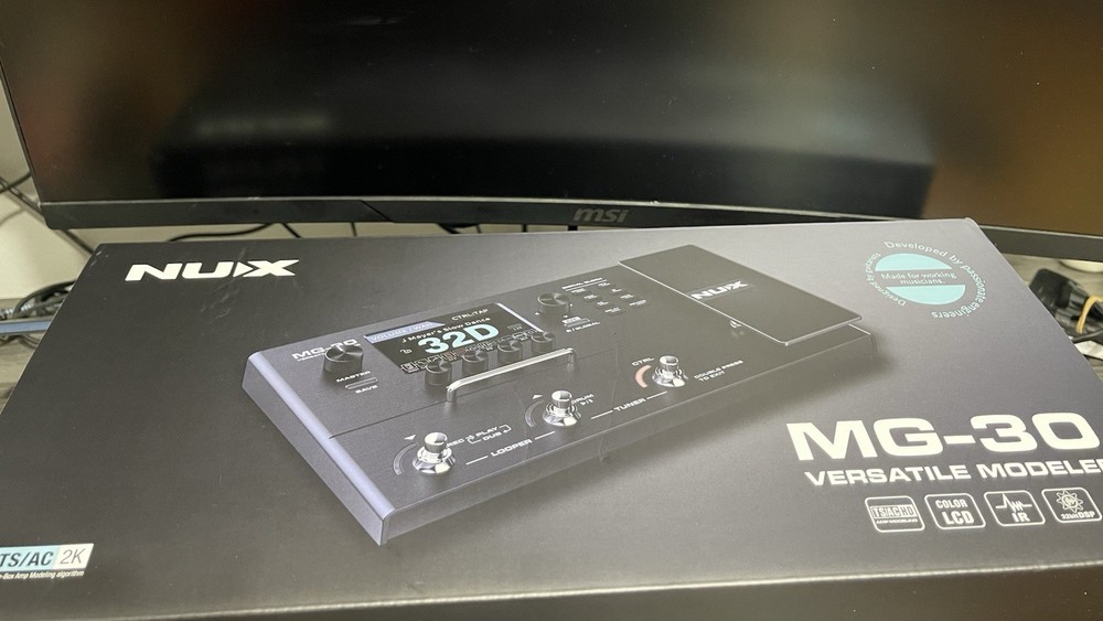 Open Box NUX MG-30 Versatile Modeler Multi Effects Guitar Processor Pedal