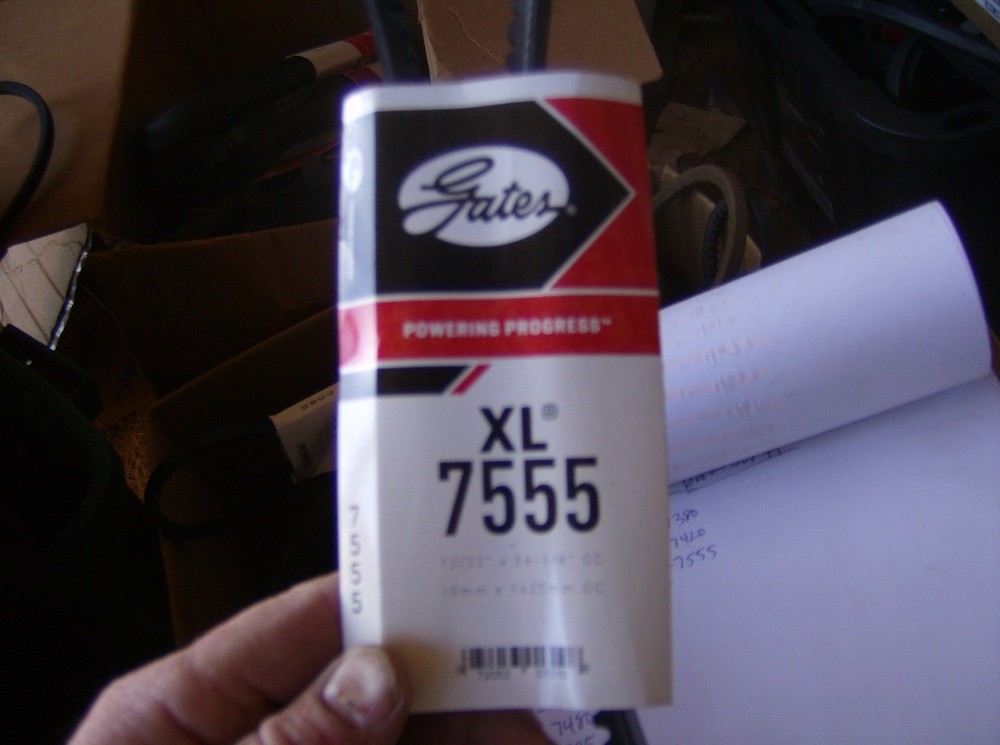 GATES XL 7555 DRIVE BELT
