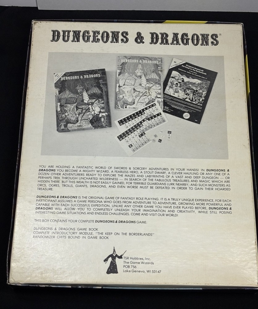 TSR D&D Dungeons & Dragons Basic Set 3rd Edition 1979 w/ Geomorphs (Read)