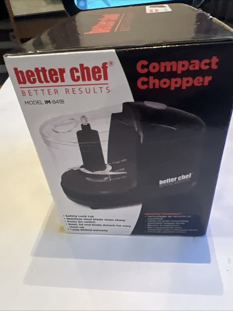 Better Chef Compact Chopper Model IM 841B. New