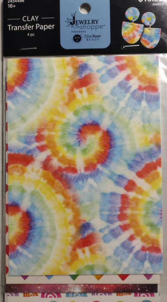 Clay Transfer Sheets - Tye Die - NEW!