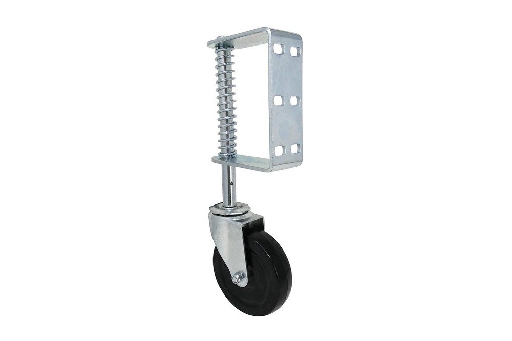 Shepherd Hardware 8735 Hard Rubber Spring Gate Caster with Universal Mount, 5...