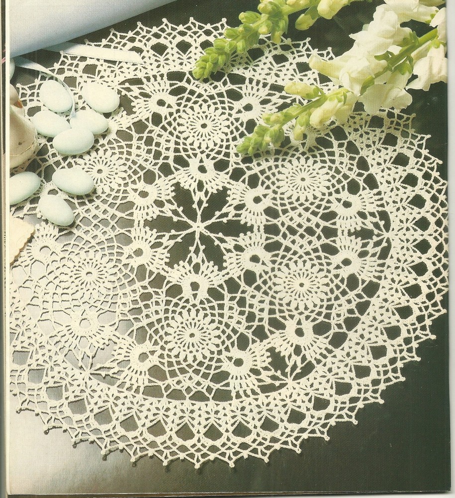 Charisma Centerpiece Doily CROCHET PATTERN INSTRUCTION pages