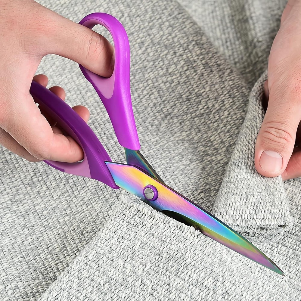 All-Purpose Scissors Set: 3 Sizes with Titanium Coating & Comfort Grip