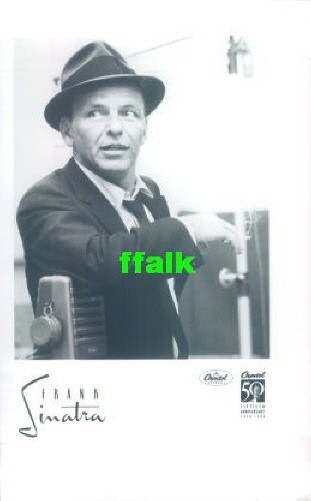 Press Photo: FRANK SINATRA 5x8 B&W