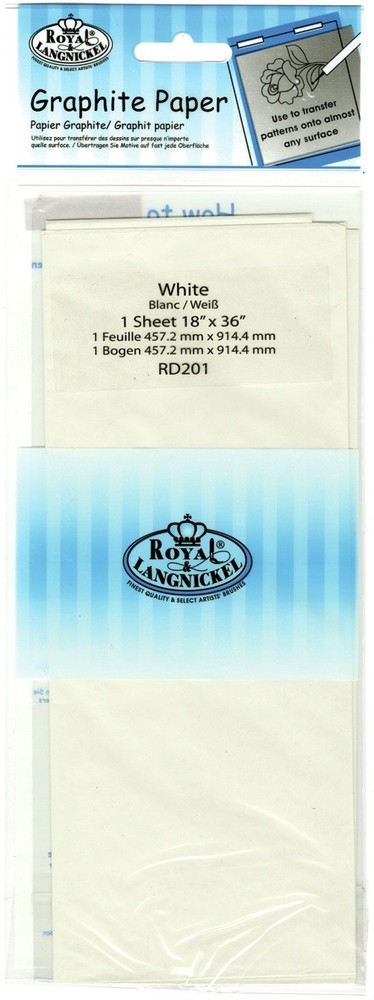 White Transfer Paper 18"X36" 1/Pkg