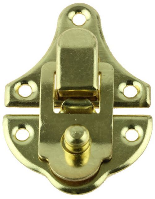 Small Snap Catch - Brass Plated - 1 1/2" (1175)