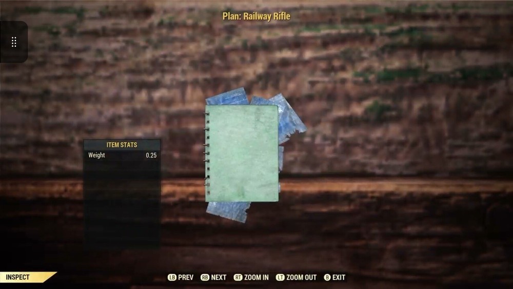 (Xbox) Railway Rifle Plan