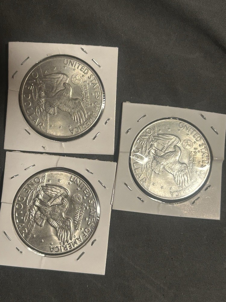 3 Eisenhower dollar lot #s1