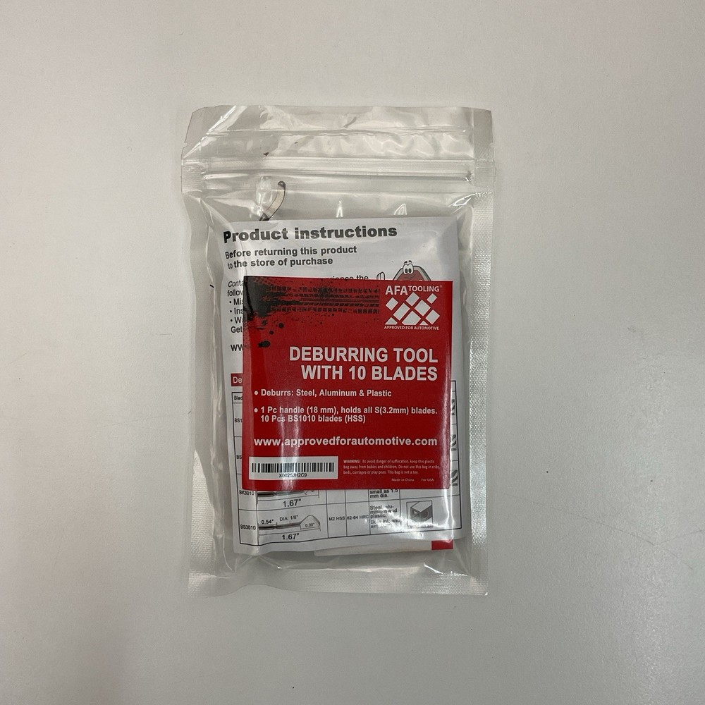 Deburring Tool With 10 Blades