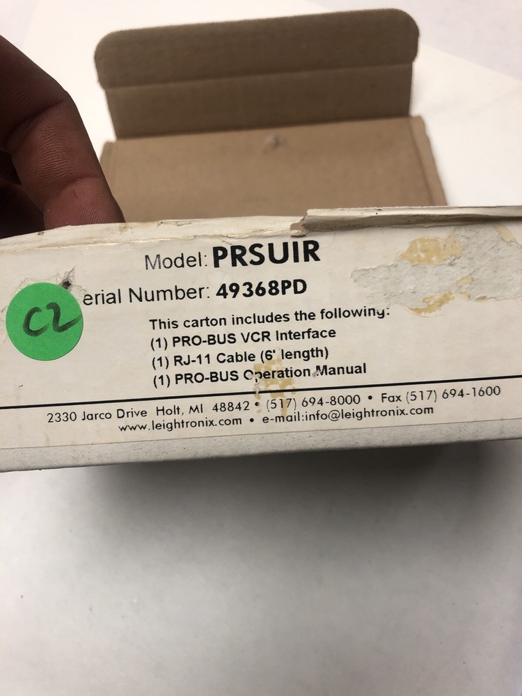 leightronix Control Products Prsuir. New 49368PD
