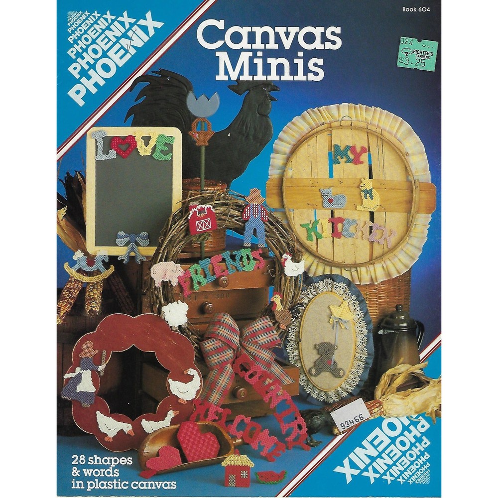 Canvas Minis Plastic Canvas Pattern Phoenix #604