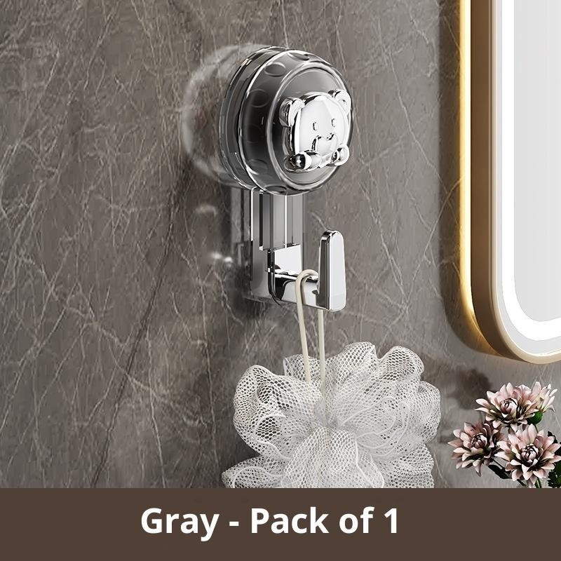 Powerful Suction Cup Hooks Traceless Robe Towel Hook Key Clothes Bag Hanger Hook