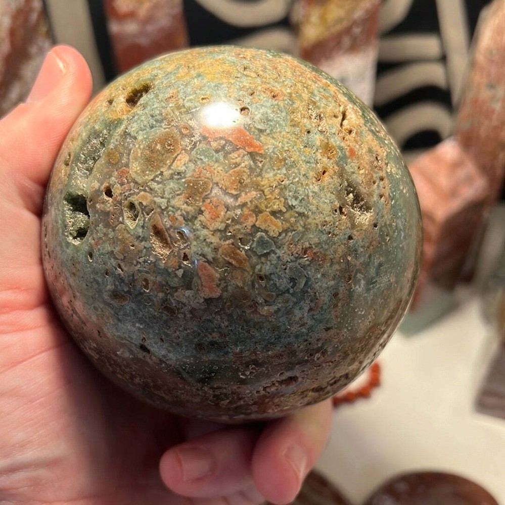Ocean Jasper Sphere A