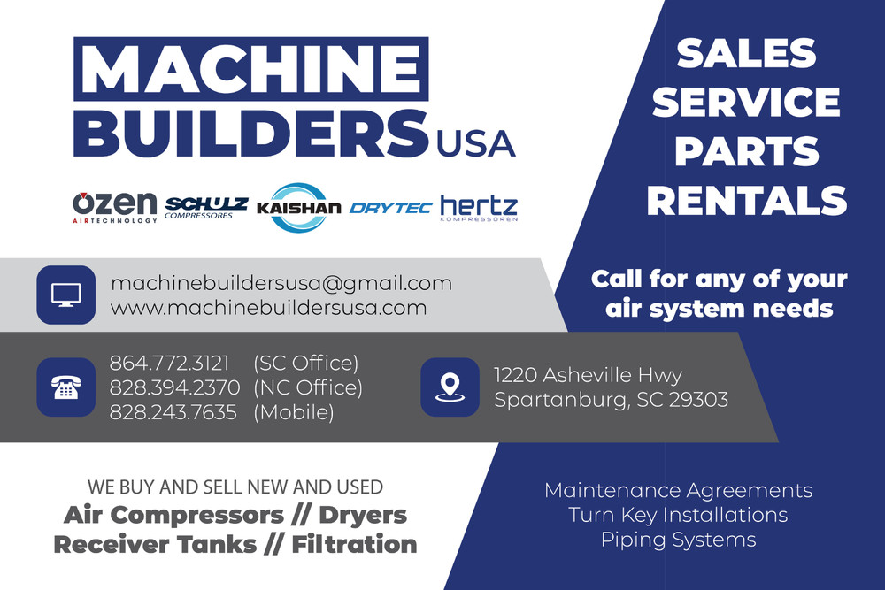 USED 200-HP ELGI ENCLOSED ROTARY AIR COMPRESSOR^