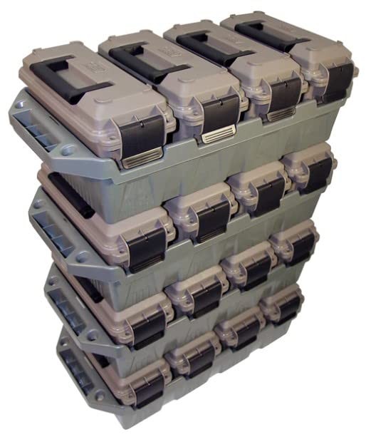 MTM AC4C 4- can Ammo Crate, Stackable, Rugged tactical carrying crate