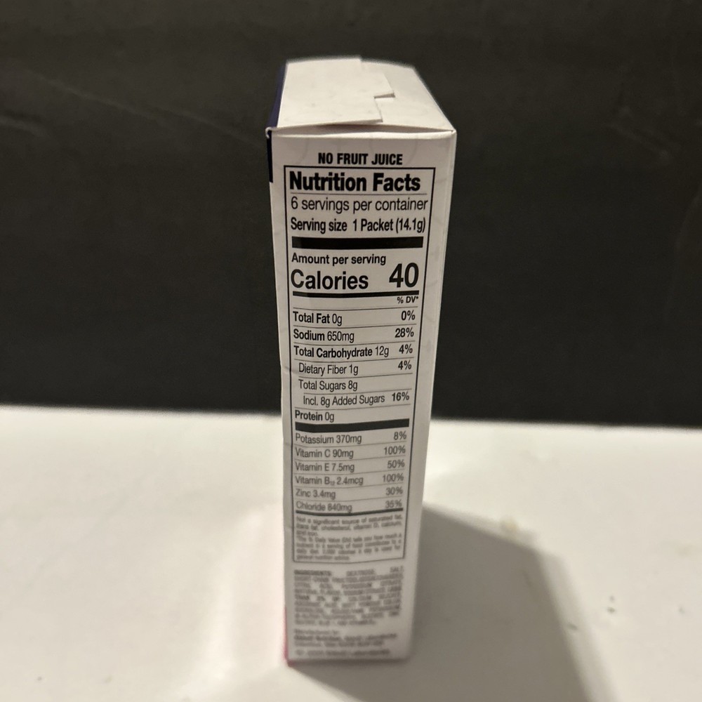 Pedialyte With Immune Support Electrolyte Powder 6 Packets Mixed Berry
