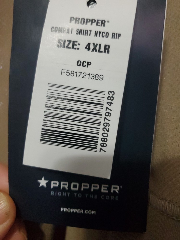 Proper Combat 4XL Shirt Nyco Rip