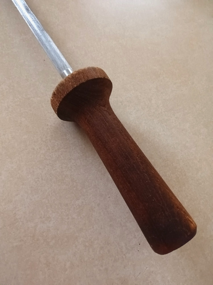 Knife Sharpener With Wood Handle Kitchen Utensil Restaurant