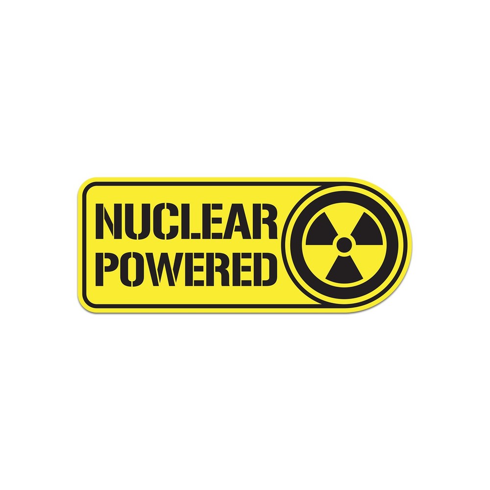Nuclear Powered V2 Sticker Decal
