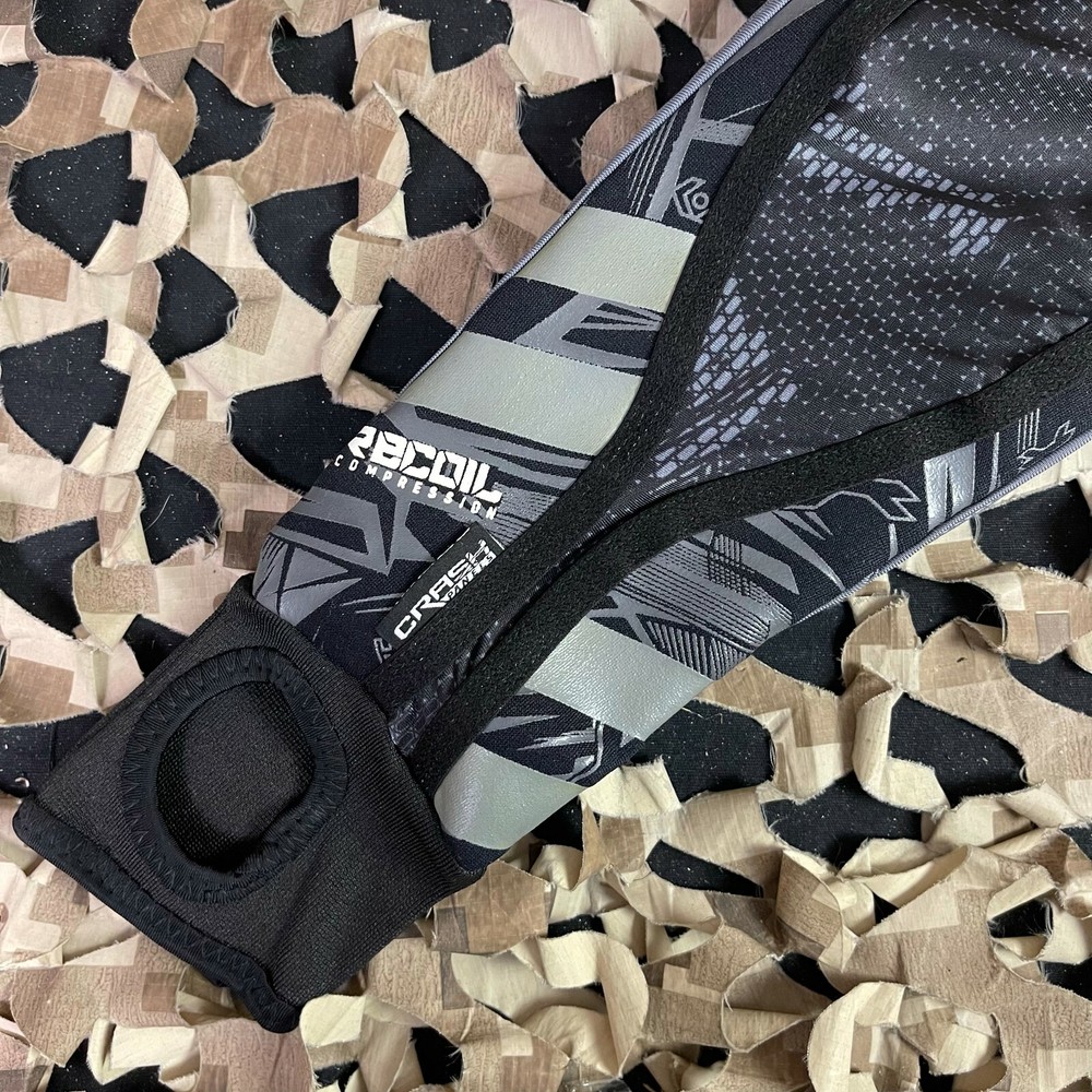 NEW HK Army Crash Elbow Pads - Black/Grey - Small/Medium