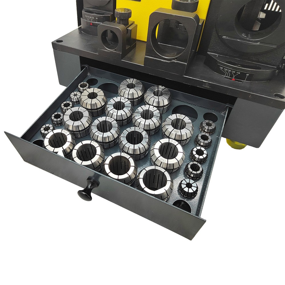 Multi-Functional Drill Bit Sharpener Drill Grinder Drill Bit 24 Collets 3-26mm