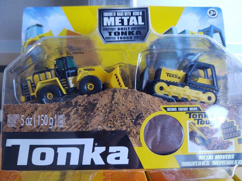 Tonka Metal Movers Combo Pack Front Loader  & Bull Dozer  NEW