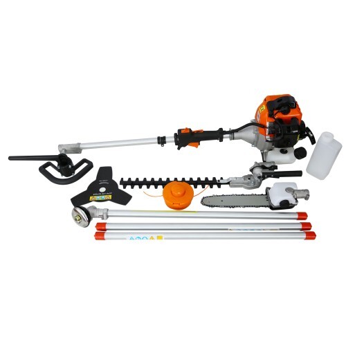 4 in 1 Multi-Functional Trimming Tool, 33CC 2-Cycle Garden Tool System with Gas