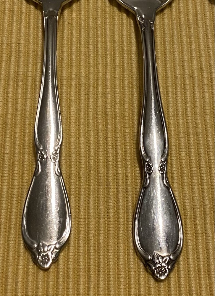 Oneida Community Stainless CHATELAINE Teaspoons Set of 4 b