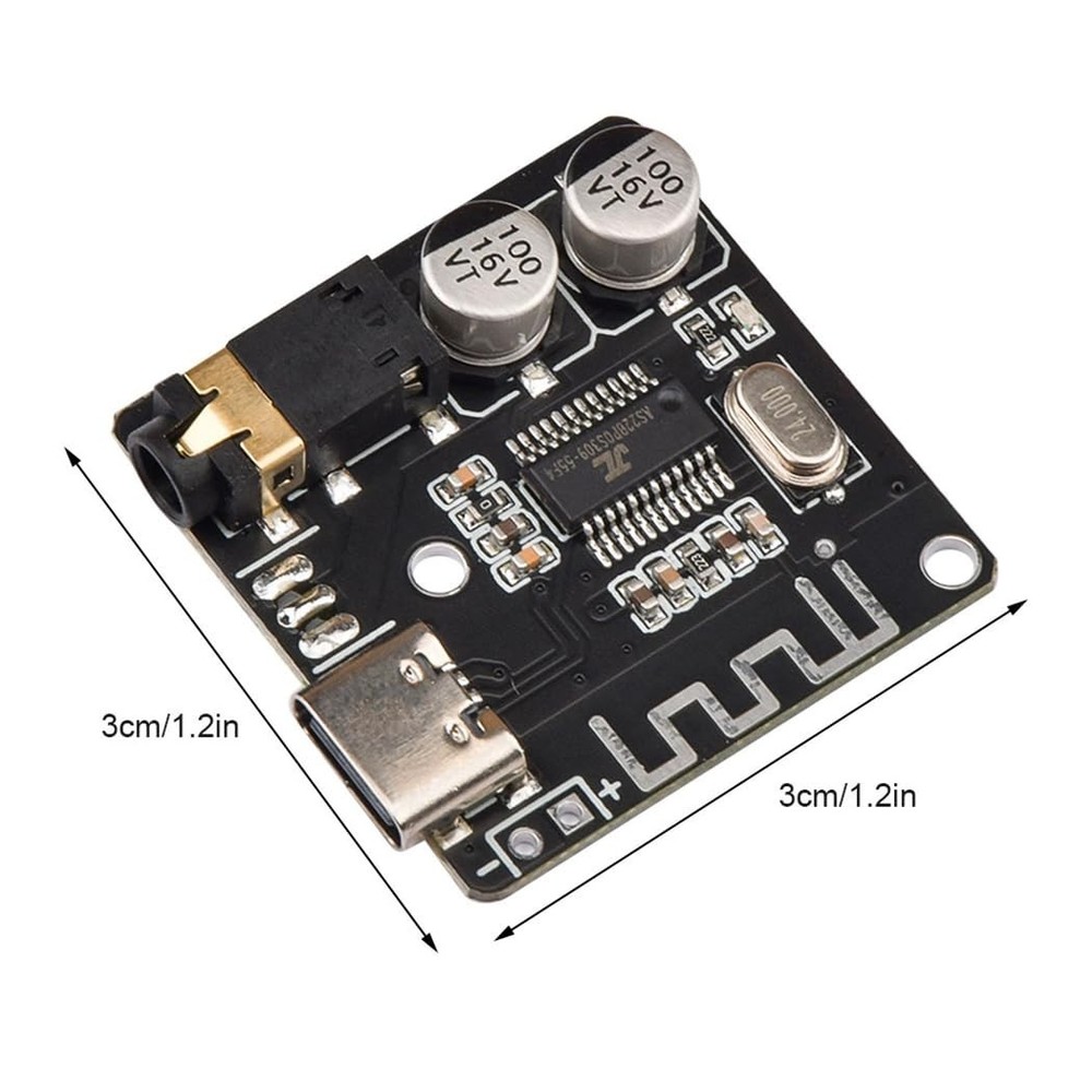 5pcs Bluetooth 5.0 USB-C Decoder Boards - High-Fidelity Audio Module