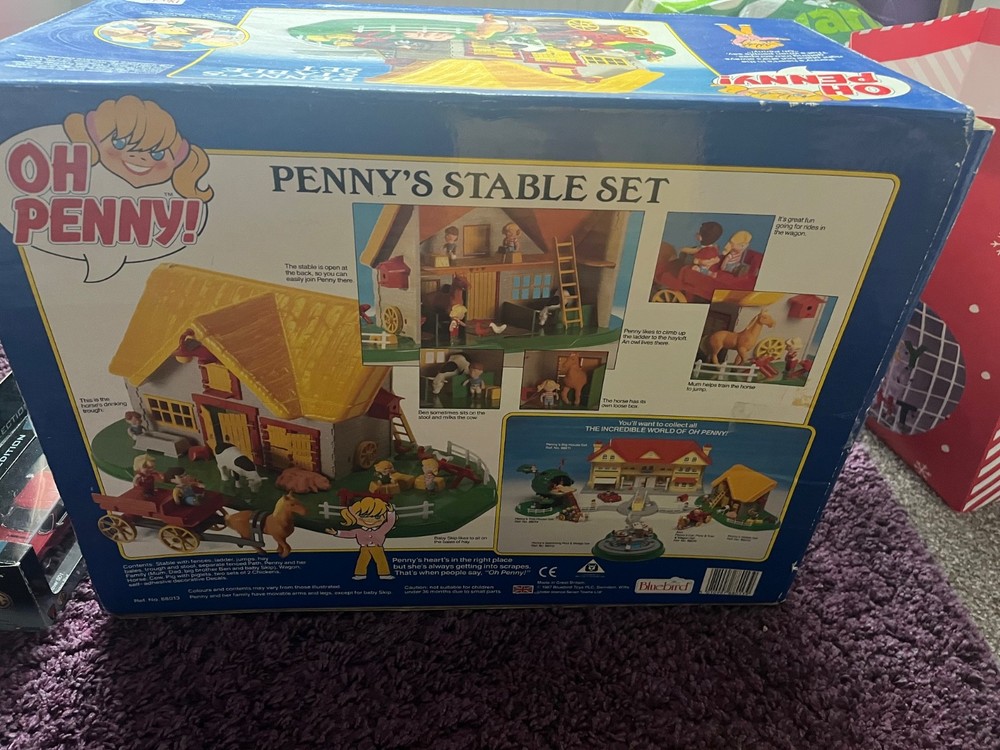 oh penny 1987 bluebird stable set with box