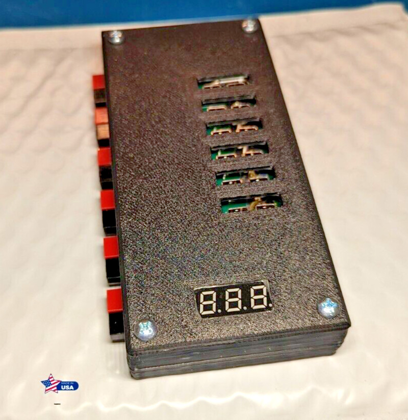 12V 45A With Anderson Powerpoles, Power Distribution 1 input-6 output, Rigrunner