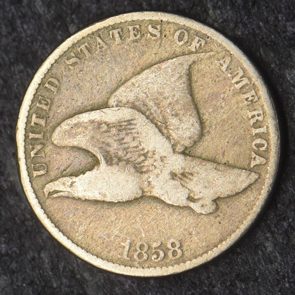 1858 "Small Letters" Flying Eagle Cent - COINGIANTS -