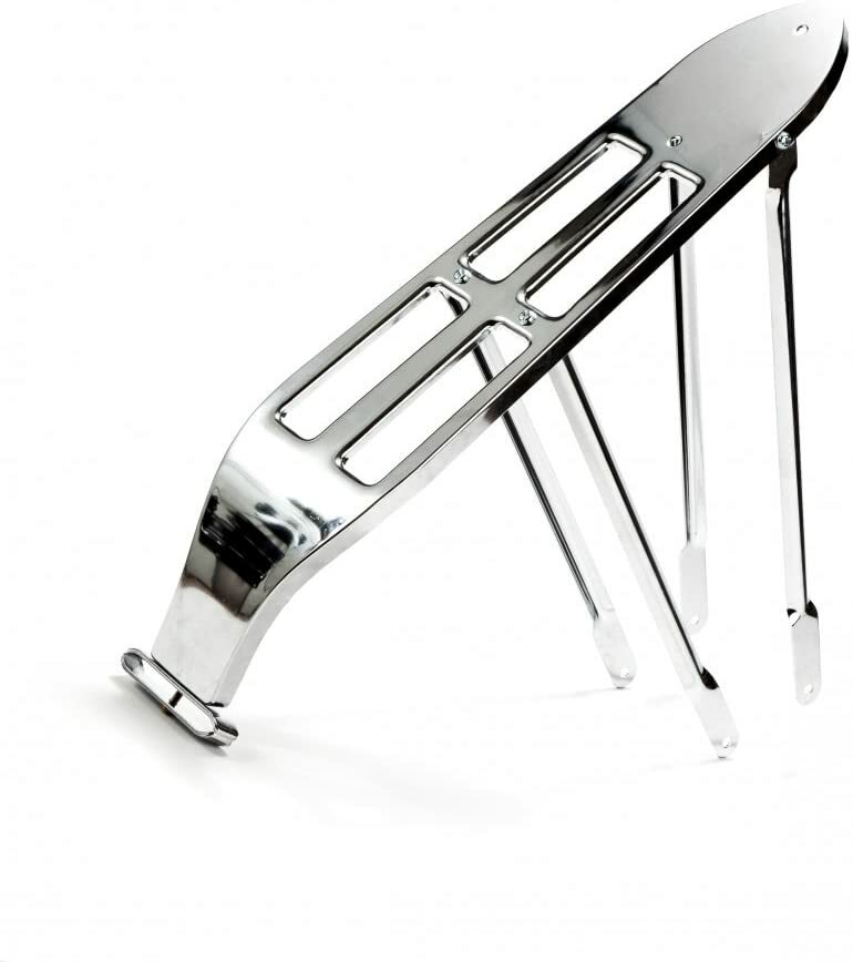CHROME BICYCLE RETRO CLASSIC REAR RACK CRUISER BIKES