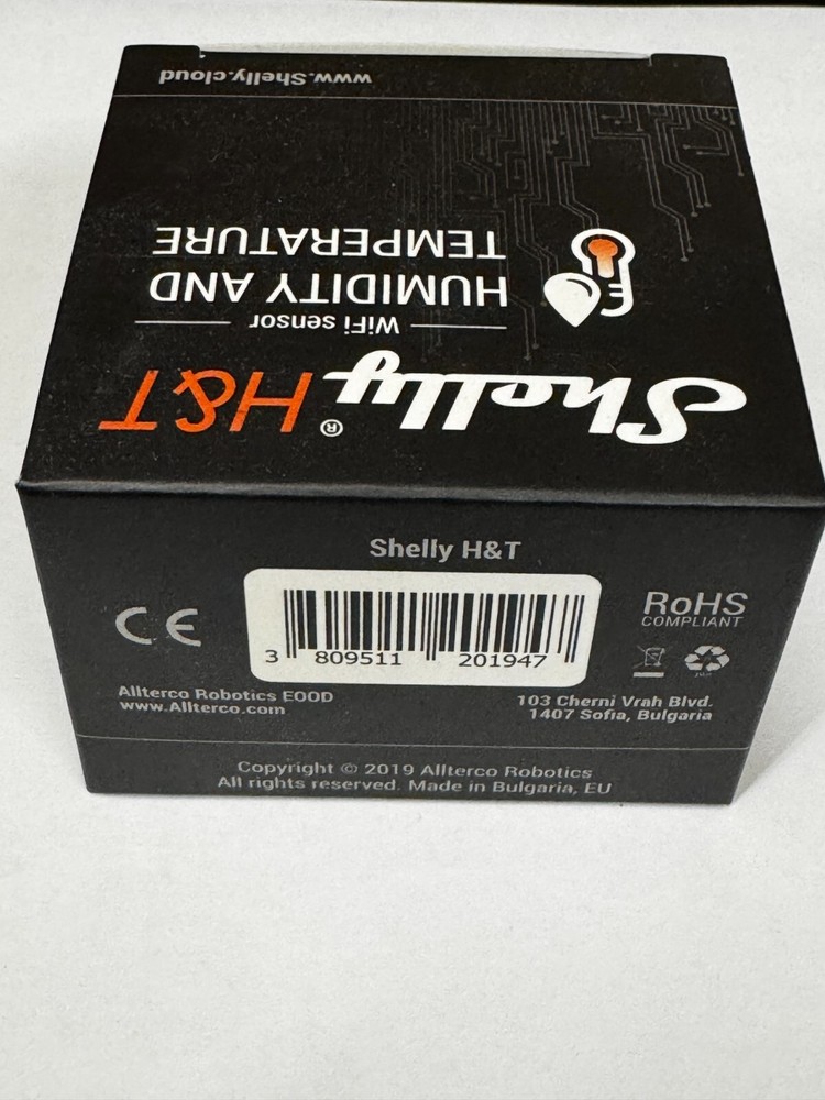 Shelly H&T Temperature Humidity Wireless Sensor WiFi