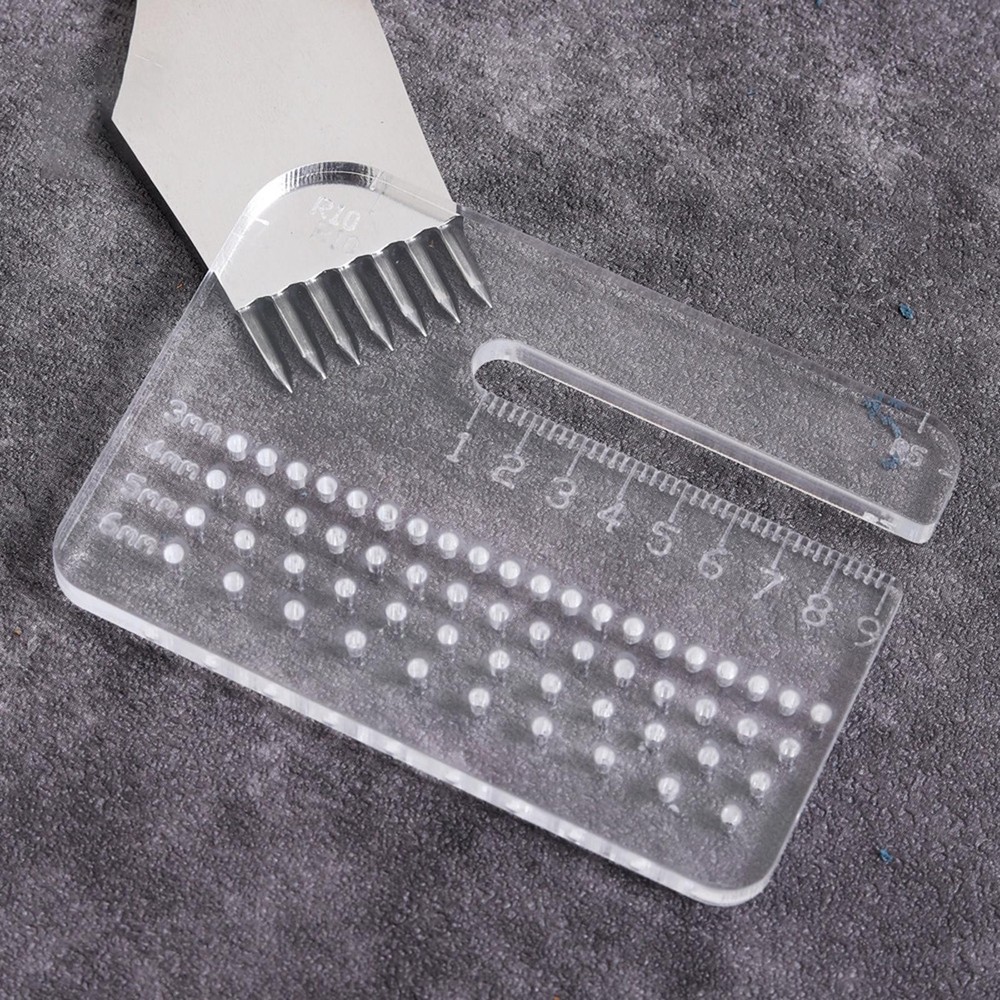 Punching Ruler Circle Ruler Auxiliary Multifunctional Portable Positioning Ruler