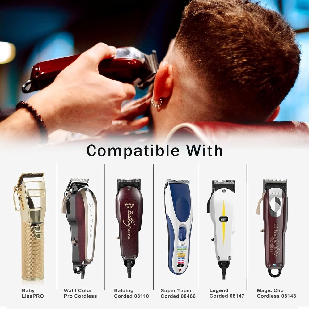 Professional for Wahl Clipper Guards Set, 10 Pcs Coded Cutting Guides #3170-400-