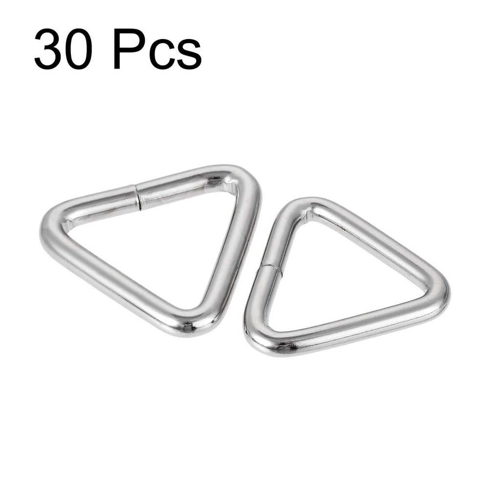 Triangle Ring Buckle 0.98" (25mm) Inner Hardware Width 30pcs